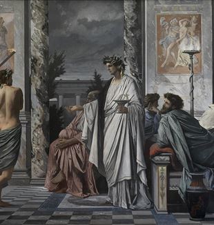 Plato's Symposium by Artist Anselm Feuerbach via Wikimedia Commons