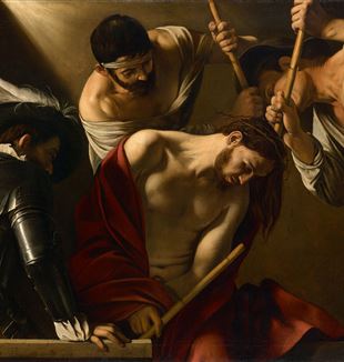 'The Crowning with Thorns' by Caravaggio via Wikimedia Commons