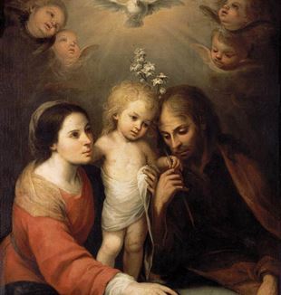 'The Holy Family' by Artist Juan Simon Gutierrez via Wikimedia Commons