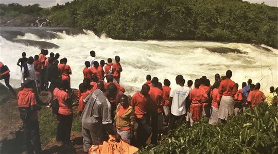 The trip to Jinja at the source of the Nile.