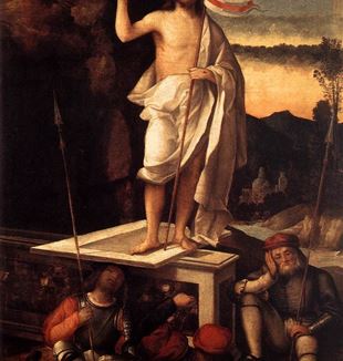 'Resurrection of Christ' by Marco Basaiti via Wikimedia Commons