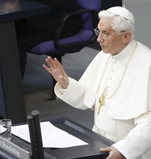 Benedict XVI during his address to the German Parliament on 22 September 2011