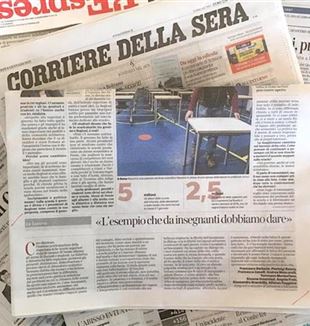 The letter in "Corriere della Sera" on January 10