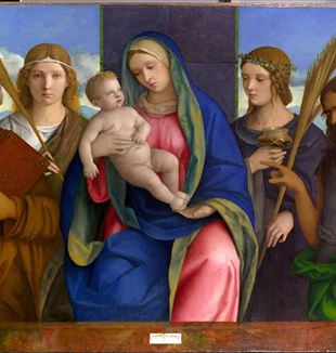 Giovanni Bellini, Virgin and Child with Saints, Metropolitan Museum of Art, New York